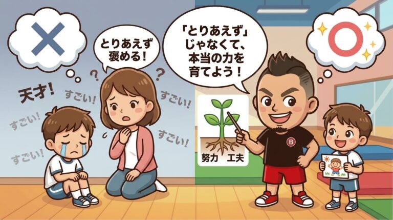 【子どもの褒め方】「とりあえず褒める」は逆効果？方向違いの努力を正し本当の力を育てる指導法