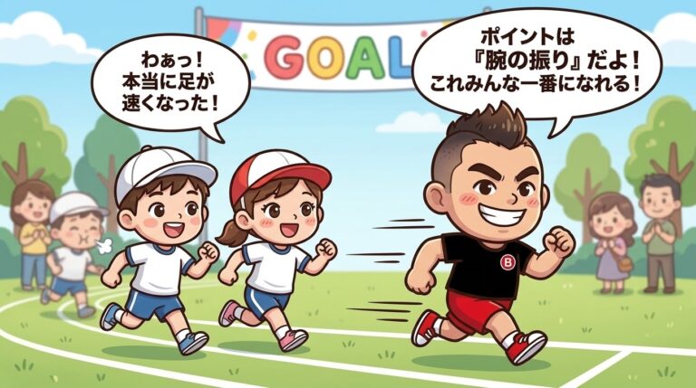 運動会まであと1ヶ月！「走るのが遅い…」と悩む子が一瞬で足が速くなる『身体の使い方』