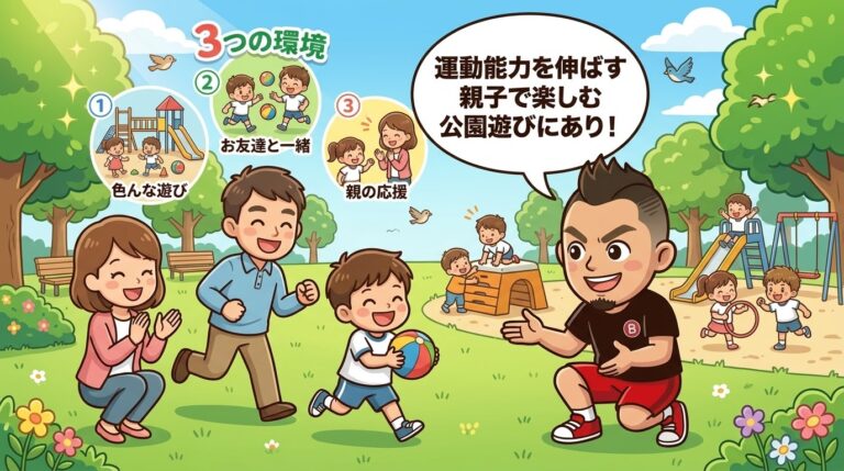 運動神経は遺伝じゃない！運動能力が高い子どもが育つ「3つの環境」と親の役割