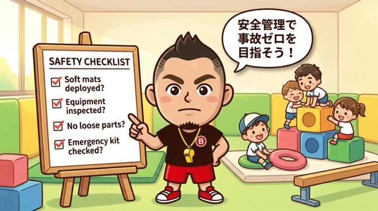 【保育園・幼稚園】運動事故ゼロを実現する安全管理マニュアル！指導歴22年の専門家が教える危険予知と対策