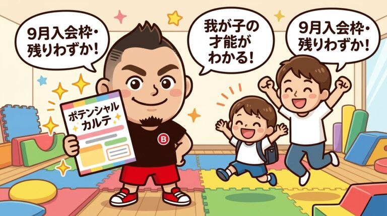 【9月入会枠・残小】我が子の隠れた才能がわかる『個別ポテンシャルカルテ』プレゼント中！