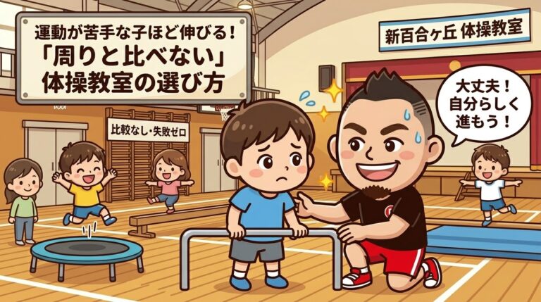 【新百合ヶ丘】運動が苦手な子ほど伸びる！「周りと比べない」失敗ゼロの体操教室の選び方