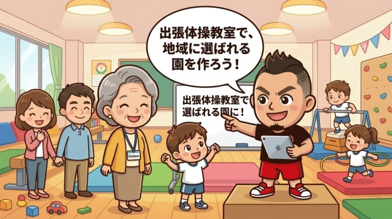 【園長先生必見】保育園・幼稚園が出張体操教室を導入すべき5つの理由！選ばれる園になる差別化戦略