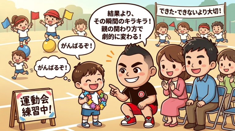【運動会練習】「できた・できない」より大切！我が子の劇的な成長と変化に気づく最高の親の関わり方
