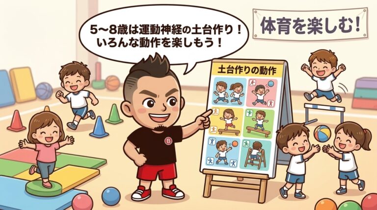 【5歳〜8歳】運動神経の土台を作る「36の基本動作」とは？スポーツの早期特化がもったいない理由