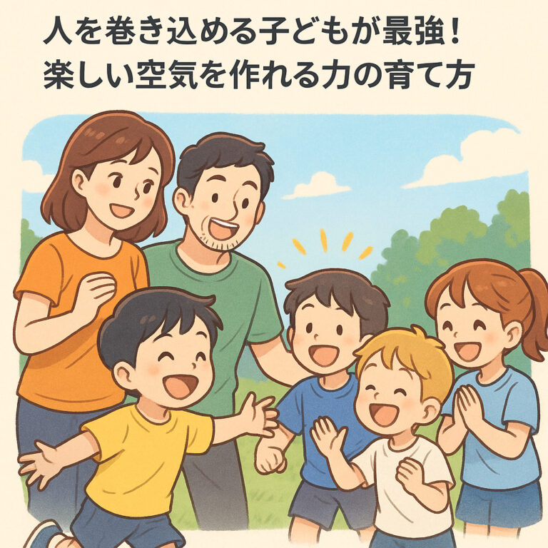 人を巻き込める子どもが最強！楽しい空気を作れる力の育て方【家庭でできる社会性の伸ばし方】