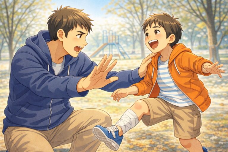 息子が捻挫しました。休ませるって、意外と一番むずかしい