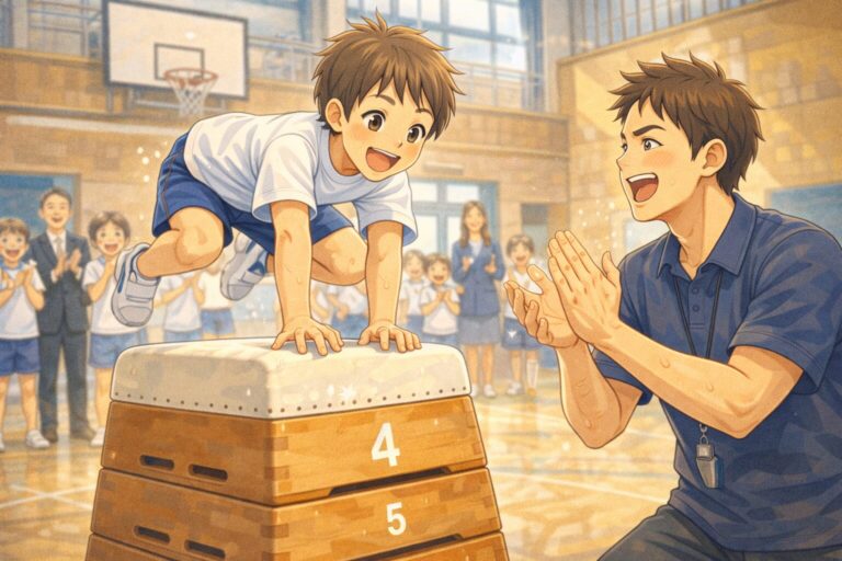 町田市の小学校で跳び箱指導｜「怖い」を超えた瞬間に見えた子どもの自己肯定感
