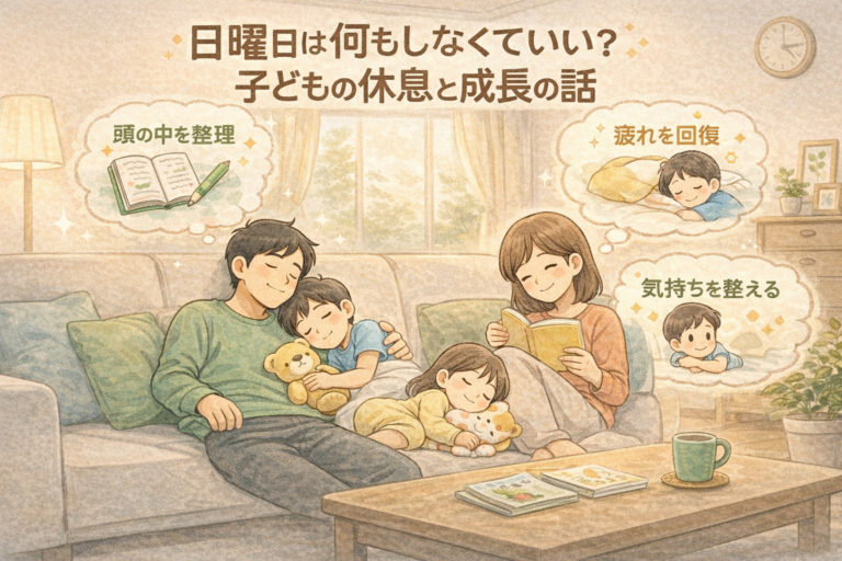 日曜日は何もしなくていい？