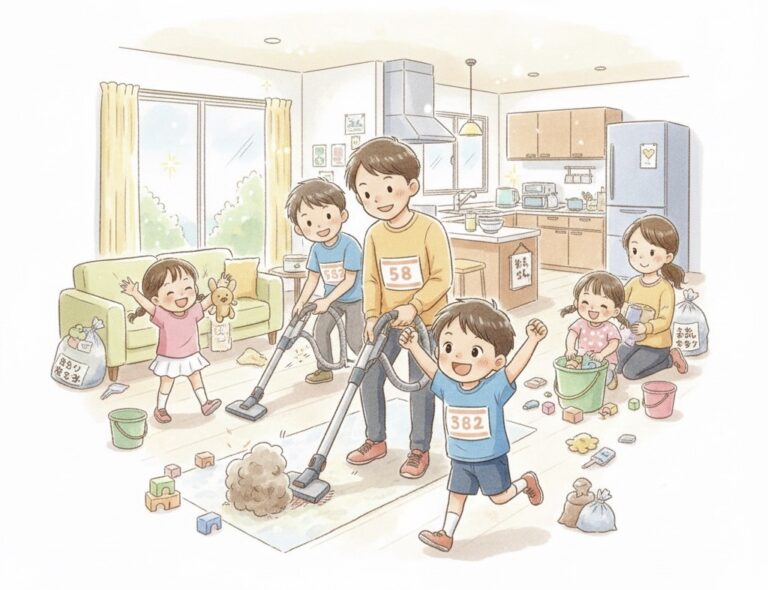 【日曜日：家族イベント】子どもが大掃除のお手伝いをしてくれる！「楽しい」に変わる大掃除の魔法