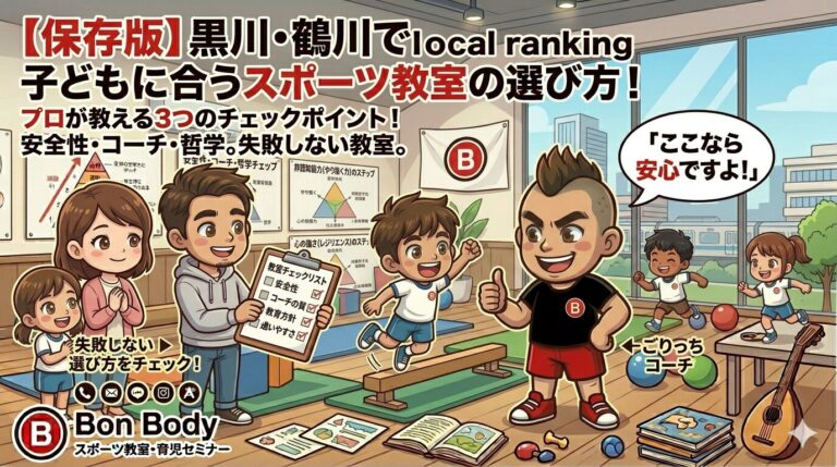 &nbsp;【保存版】黒川・鶴川で子どもに合うスポーツ教室の選び方！プロが教える3つのチェックポイント