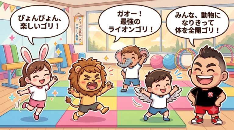 【運動神経の土台】ただの遊びじゃない！「動物の真似っこ」が子どもの運動能力を劇的に引き上げる理由